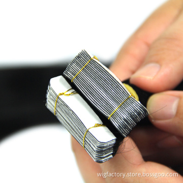 Remy Hair Natural Invisible PU Tape Extensions Human Hair,Wholesale Price Tape in Extensions 100 Human Hair